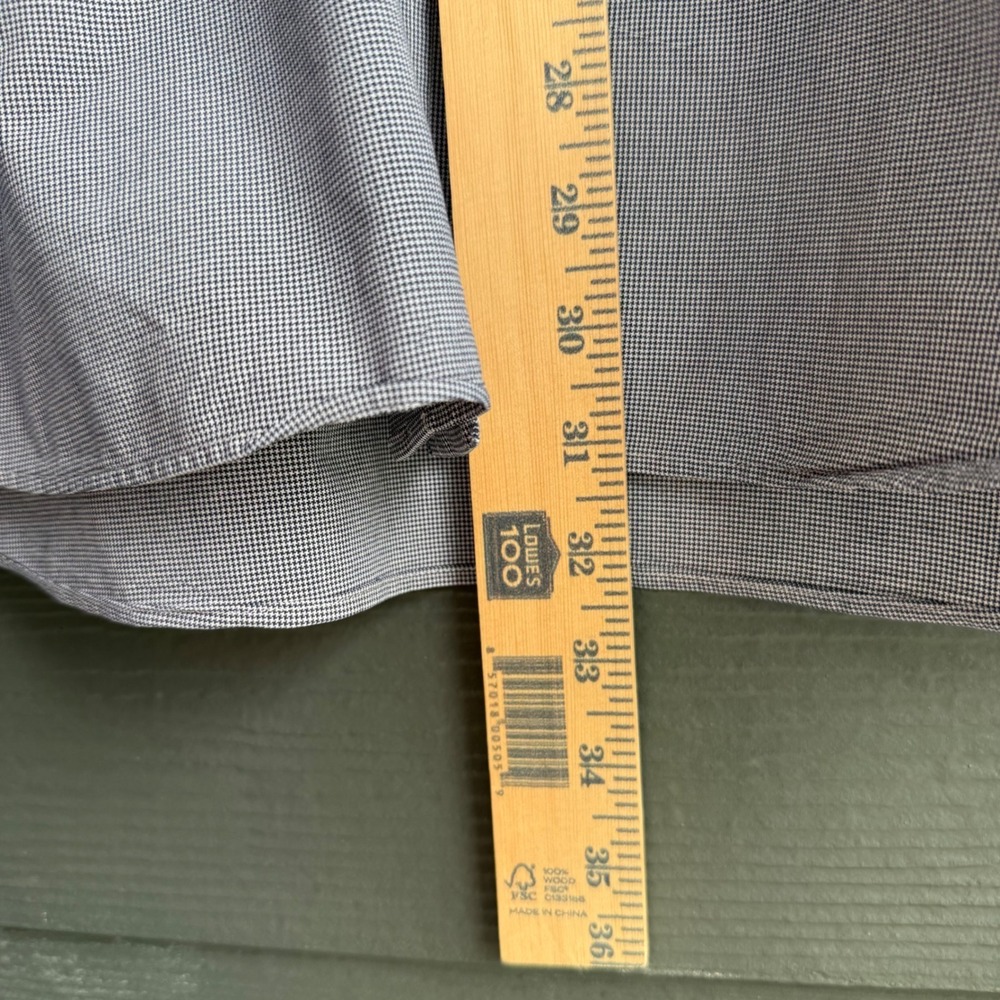 Ralph Lauren Ellington 100% Cotton Button Front Dress Shirt Gray Large - Picture 7 of 8